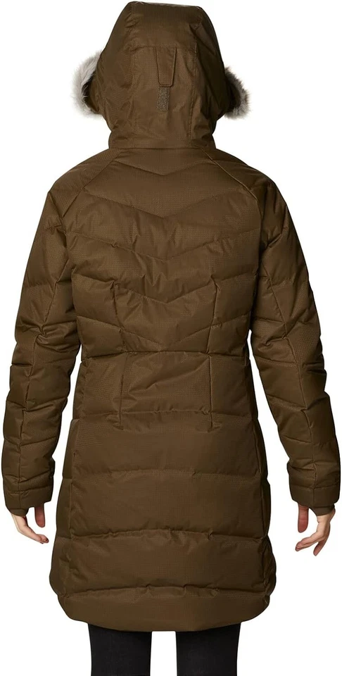 Chaqueta Columbia Lay D Down Ii Mid para mujer 1X verde oliva Foto 2 de 4