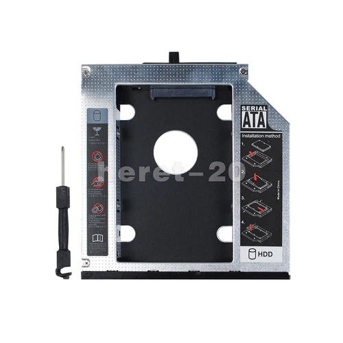SATA 2nd HD HDD SSD Hard Drive Caddy for IBM Lenovo Thinkpad R400 R500 T420 T520