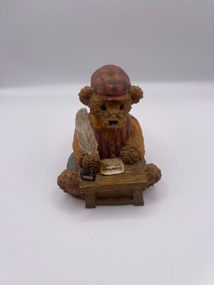 Vintage 1999 Kuddles Korner Love Letters Teddy Bear Figurine