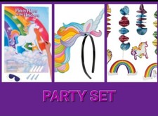 25 Piece Unicorn Decorative Party Set 12 Unicorn Head Bands 12 Unicorn Dangling