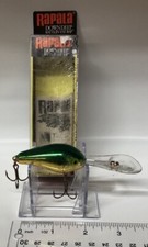 Rapala RFR 5 TSD Green  Shad Chrome  Rattlin Fat Rap Mint Lure ,Box  Has Wear