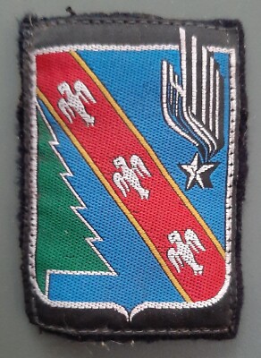 Patch 4° Brigade Aéromobile ALAT Hélicoptères Ecusson vintage Armée ORIGINAL