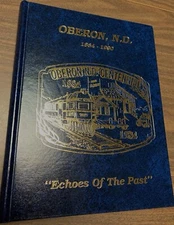 Oberon, North Dakota History Book Hardcover By Eugene Nielsen 