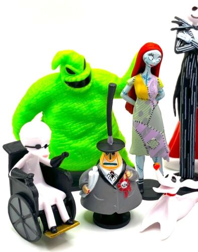 NIGHTMARE BEFORE CHRISTMAS Figur Spielset DISNEY PVC SPIELZEUG Jack OOGIE BOOGIE Zero - Bild 2 von 4