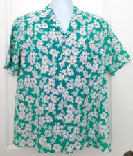 Vintage Kalena Fashions Of Hawaii Men's Hawaiian Shirt Polyester Size Large