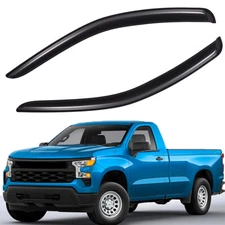 Tape-on Window Visors Rain Guards Vent Shade for 19-25 Silverado GMC Sierra 1500