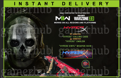 HYPERX Modern Warfare 2 COD MW2 Hyper X Decal Vinyl EBay