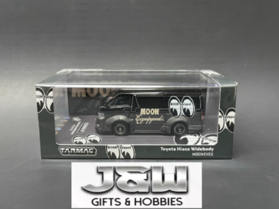 Tarmac Toyotal Hiace Widebody Mooneyes Black 1/64 | eBay