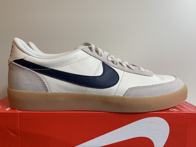 Nike Killshot 2 Leather Men's Size 11.5 Sail Midnight Navy 432997-107 NoLid | eBay