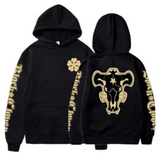 Black Clover Anime Hoodie Black Bulls All Ages/Genders Sizes S/M/L