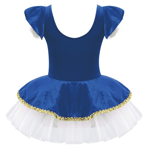Girls Christmas Elf Santa Claus Costume Princess Dance Tutu Dress Dancewear - Picture 17 of 49
