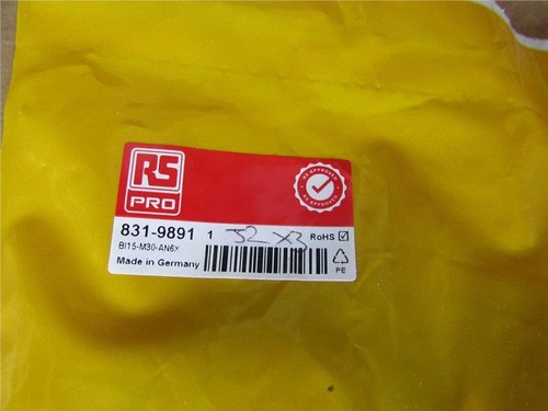 1x BI15-M30-AN6X Turck Inductive Barrel-Style Proximity Sensor 15 mm Detection - Picture 3 of 3