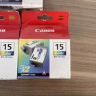 7x Twin Packs - Genuine Canon Bci-15 Color Ink Cartridges For I70 & I80