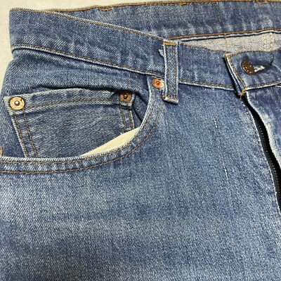 Levi's 505-0217 34 x 32 Inch. Vintage 80's Denim Jeans. USA. #532