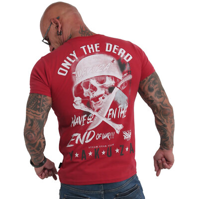 YAKUZA Herren T-Shirt ''Dead End'' | Rot (19041) Soldat   SALE   UPE 32,99 