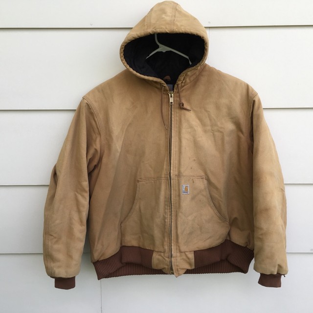 Carhartt Jacket Hooded Lined Ranch Chore Western Mens 2XL USA Made eBay
