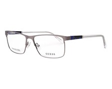 GUESS GU1972 Matte Silver 007 Metal Optical Eyeglasses Frame 55-15-145 1972 AB
