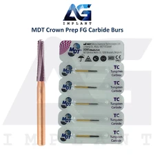 Dental MDT Crown Prep FG Carbide Burs L19.0mm Margin Definition Restorative
