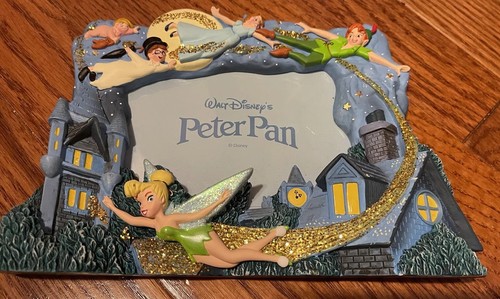 Parques Disney Peter Pan Campanilla Wendy y Niños Volando - Marco de Foto - Raro