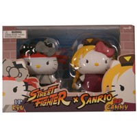 Hello Kitty Street Fighter 2 Figure Pack Ryu & Cammy on sale Hello Kitty Street Fighter 2 Figure Pack Ryu & Cammy on sale