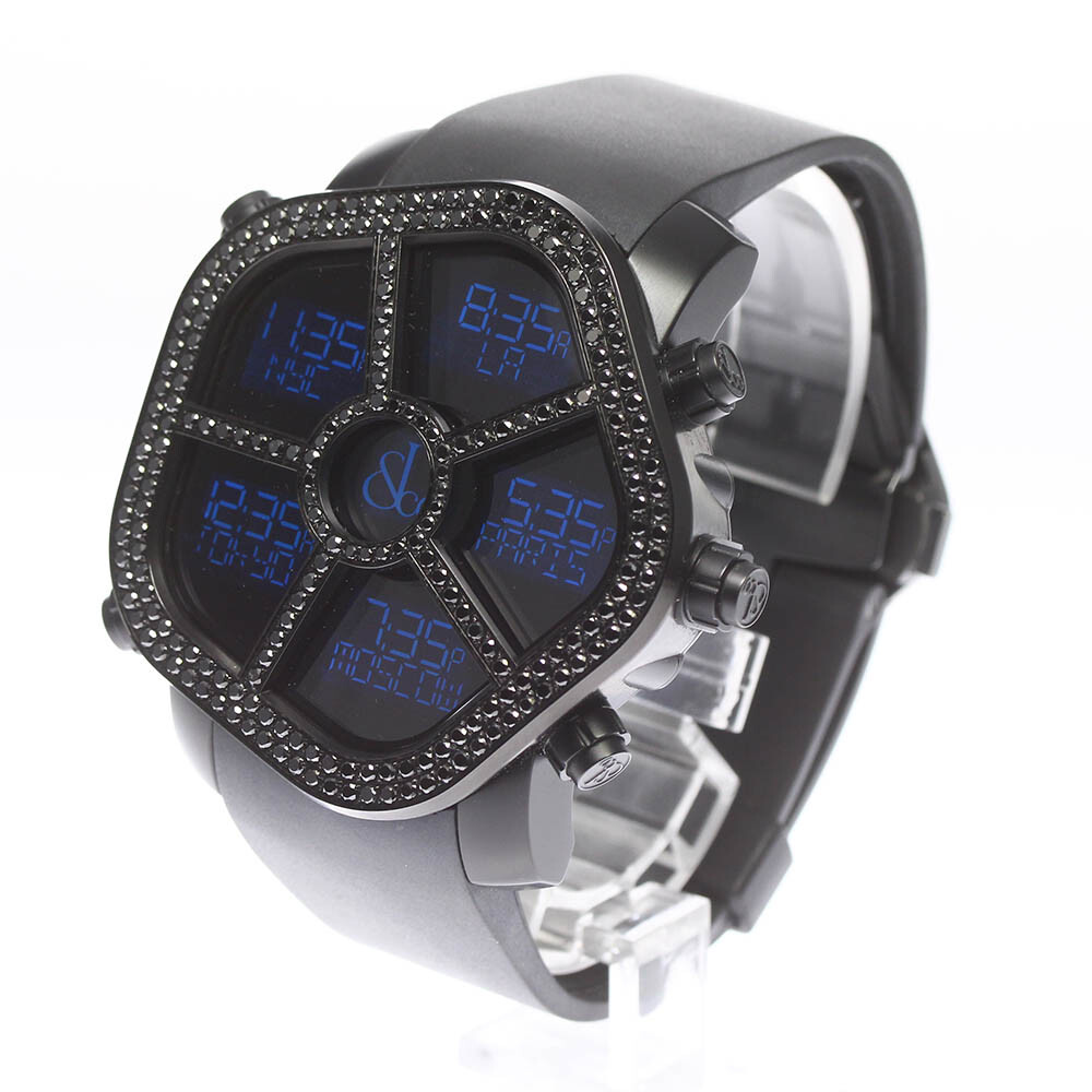 JACOB&CO ghost JC-GST-BKD2.9 Diamond Bezel black Dial Quartz Men