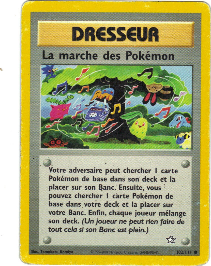 Pokémon N° 102/111 - Entrenador - La Marcha De Los Pokémon