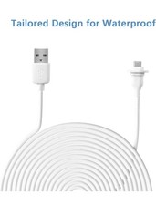 HOLACA Power Adapter with 30ft Charger Cable for Eufy Security S300