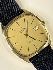 OMEGA De Ville Vintage 1970’s Men’s Date Gold Dress Watch - 192.0028