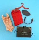 Vintage Barbie Outfit #981 Busy Gal-Portfolio-Hat-Belt-Skirt-Body Suit 1960