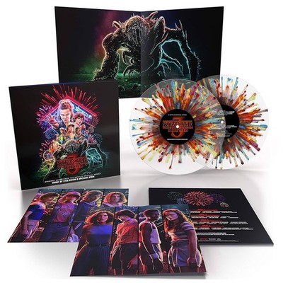 STRANGER THINGS 3 2x LP Firework Splatter Vinyl SEALED Kyle Dixon Michael Stein