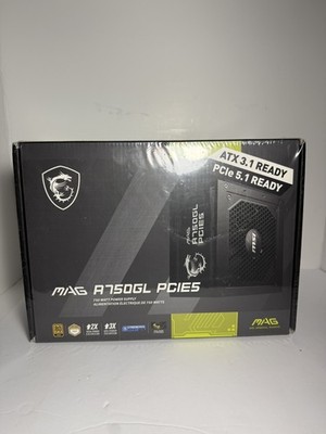 MSI MAG A750GL PCIE5 750W Power Supply | ATX 80+ Gold    