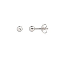 Xenox XS3509N Ohrringe Ohrstecker Damen Modern Classic Sterling-Silber Ø 4 Mm