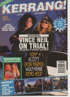 Kerrang! 433 1993 - Vince Neil