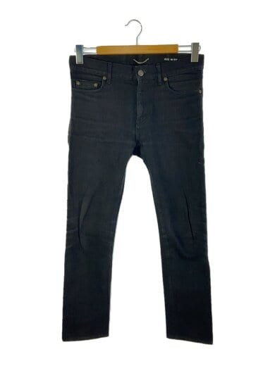SAINT LAURENT pantaloni skinny taglia 29 denim nero solido
