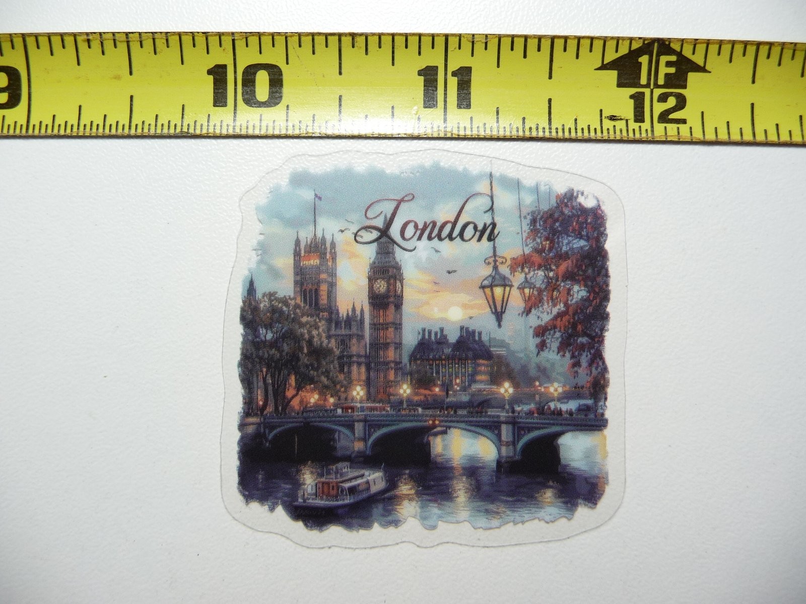 LONDON PARLIAMENT UNITED KINGDOM STICKER DECAL TRAVEL VIEW SITE COLORFUL VISIT