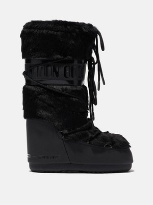 Tecnica Moon Boot Icon Faux Fur | Unisex | BLACK |