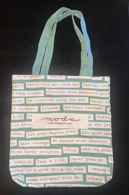 Moda Fabrics 100% Cotton Tote Bag with Shoulder Strap, Small