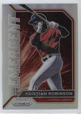 2021 Panini Prizm Emergent Silver Prizm Kristian Robinson #EM12 1e1e