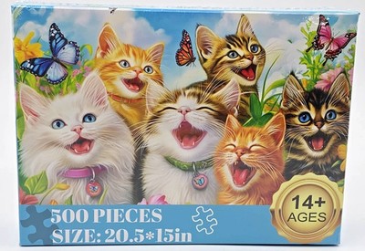 MUST BUY 3 OR MORE PUZZLES & READ I.D. BELOW - Kittens Cats
