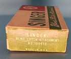 Vtg Singer Blind Stitch Attachment 160616 Original Box and Instructions.  — photo 4