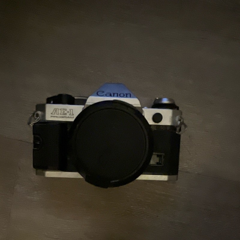 Canon AE-1 Program 35mm Film SLR Camera Body Only, Silver/Black
