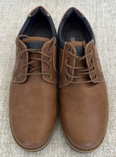 IZOD Lewis Oxford Men's Casual Tan Shoes Comfort Memory Foam Lace Up size 11