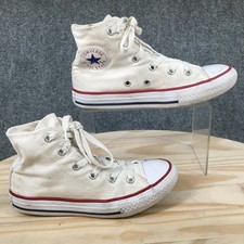 Converse Shoes Youth 1 Chuck Taylor All Star Sneakers White Lace Up High Top