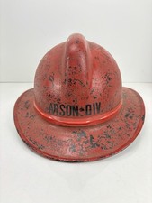 Vintage Firefighter Helmet   ARSON DIVISION  ...