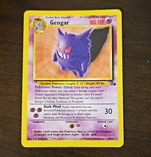 Wizards of the Coast Pokemon TCG Gengar 20/62 Fossil Holo Rare 1999 80 HP