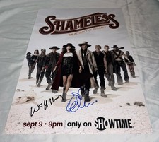 Emmy Rossum & William H. Macy Signed 12x18 Photo Shameless