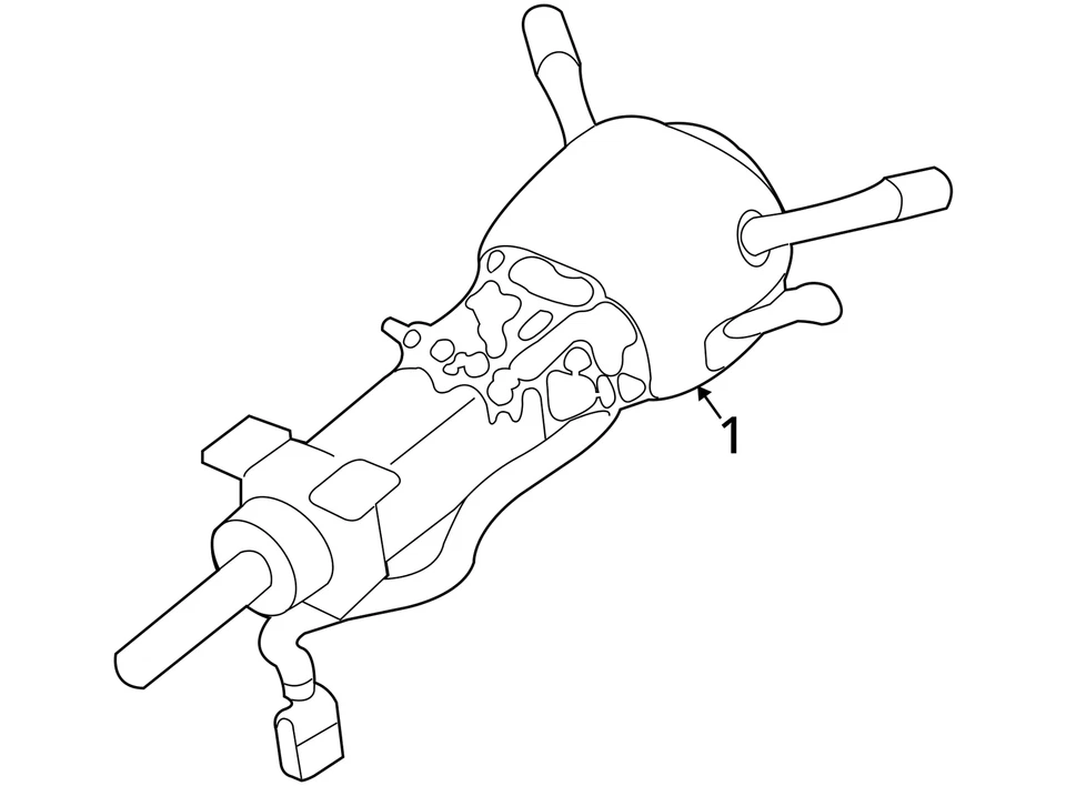 COLUMNA DE DIRECCIÓN CADILLAC CTS 04-06 25773034 - NUEVO OEM Foto 4 de 4