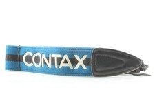 Near MINT Contax 645 Blue Black White Camera Neck Straps From JAPAN