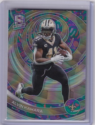 ALVIN KAMARA SSP 2023 Panini Spectra Psychedelic /5 Prizm Refractor #67 Saints