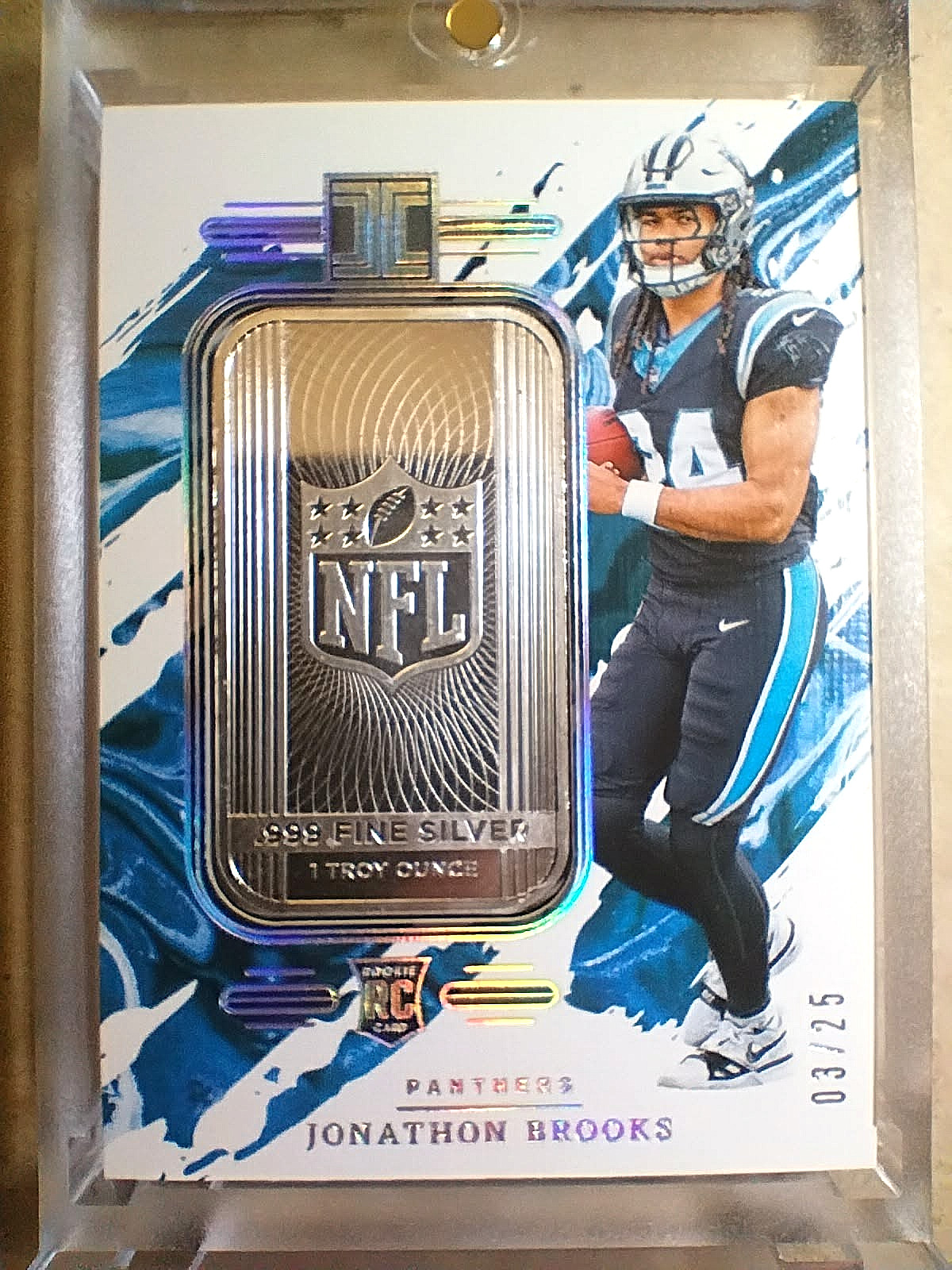 Jonathon Brooks Panini Rookies & Stars Star Search Relics #SSJBS Prime